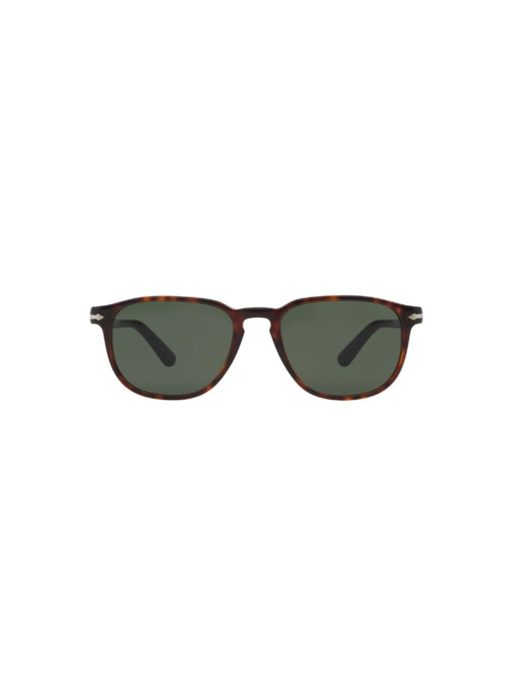 New Persol Men's Sunglasses Havana Square Green Lens Injected Frame PO3019S 24